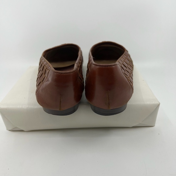 Gently Worn Women's  Cole Haan Dunbar Woven Shoes, Cognac 7 1/2 B - Picture 3 of 9